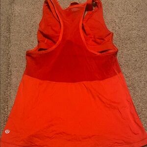 Lululemon Athletica red Racerback Tank Top Sleeveless